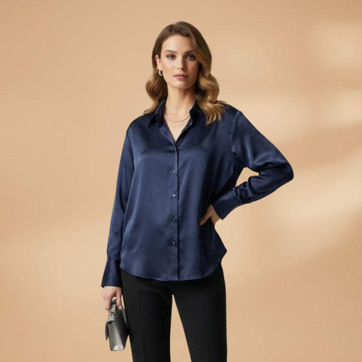 Paula | Blusa Camiseira Manga Comprida Mulher Sedosa