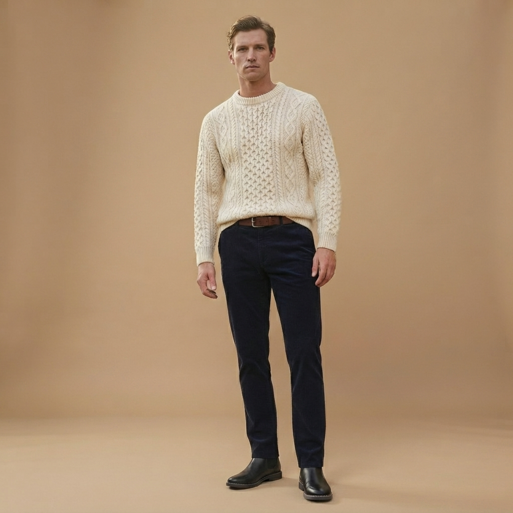 Botins Chelsea Homem Couro Vegan Elástico Lateral