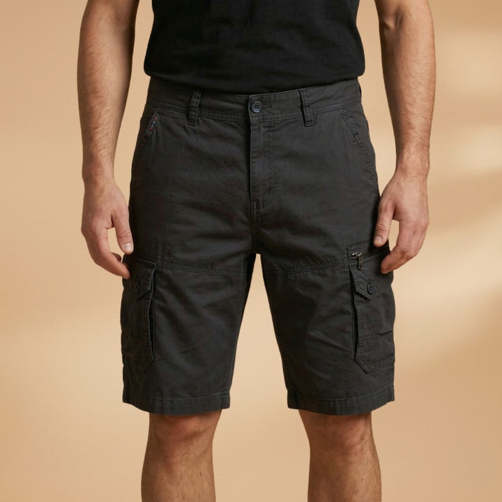 Tomás | Calças Cargo Curtas Homem Múltiplos Bolsos