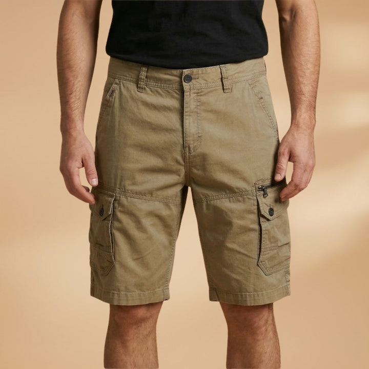 Tomás | Calças Cargo Curtas Homem Múltiplos Bolsos