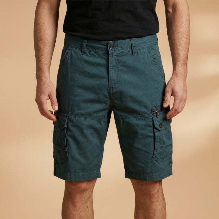 Tomás | Calças Cargo Curtas Homem Múltiplos Bolsos