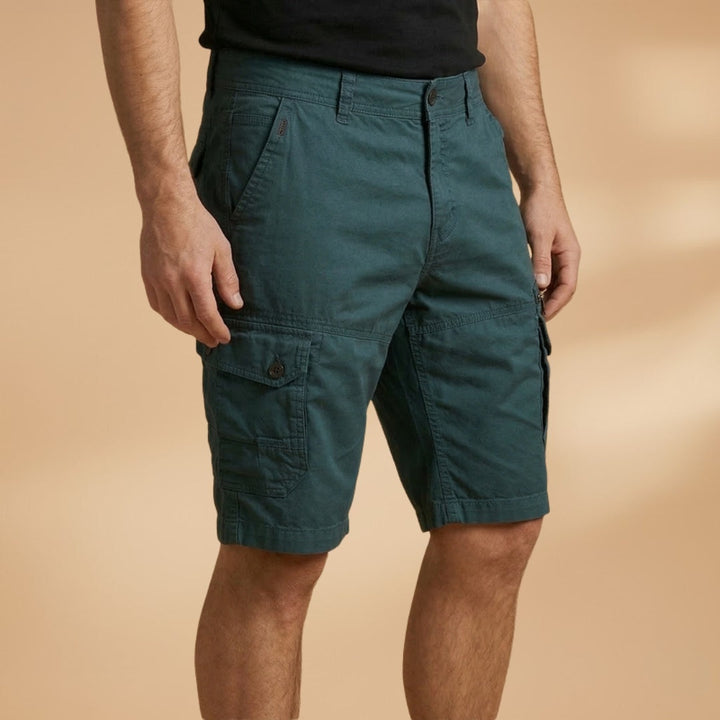 Tomás | Calças Cargo Curtas Homem Múltiplos Bolsos