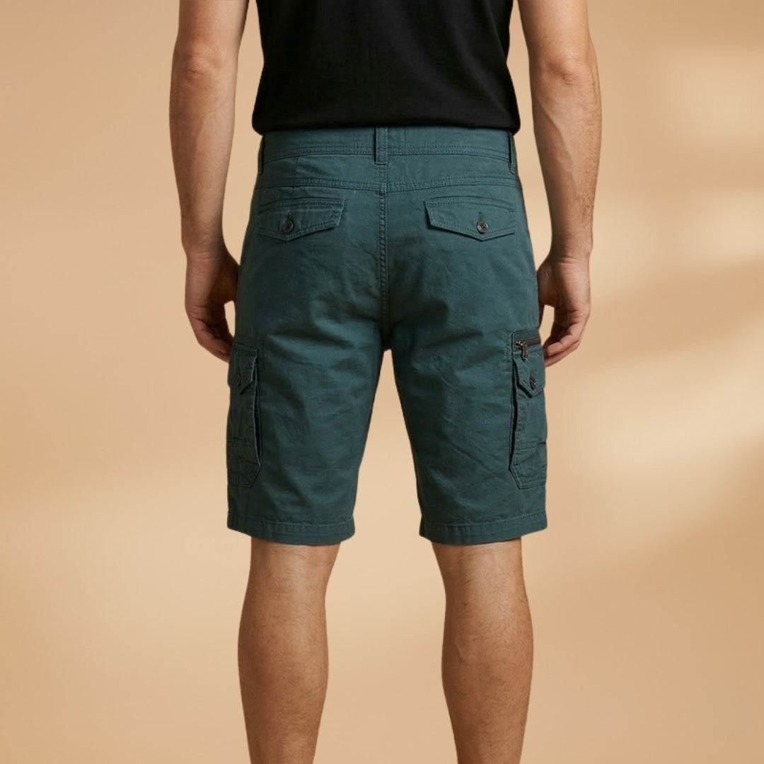 Tomás | Calças Cargo Curtas Homem Múltiplos Bolsos