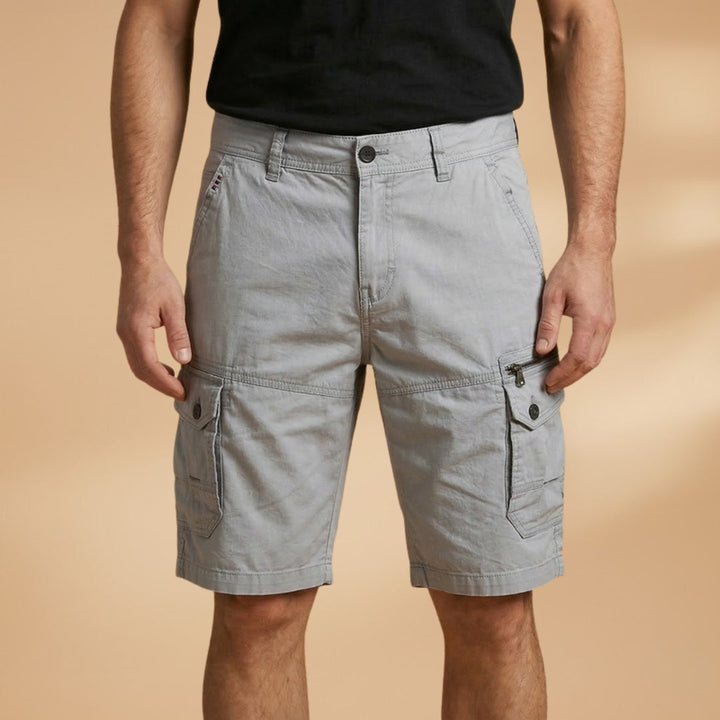 Tomás | Calças Cargo Curtas Homem Múltiplos Bolsos