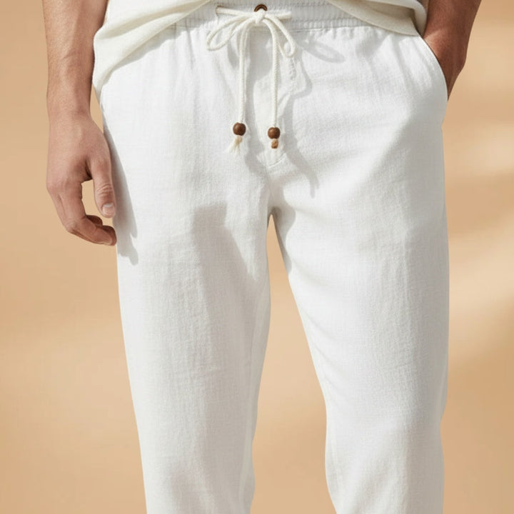 Gonçalo | Calças Chino Cordão Homem Corte Slim