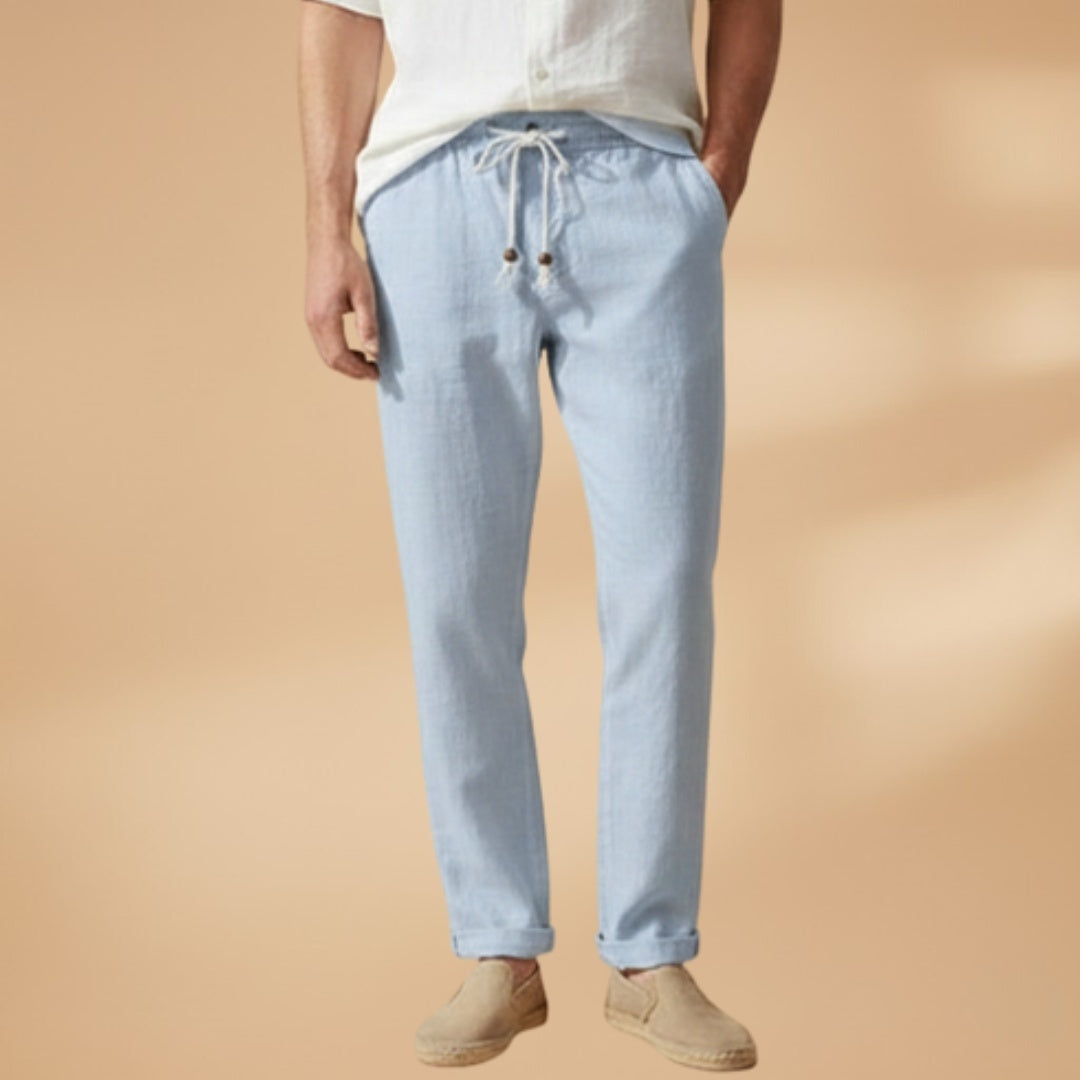 Gonçalo | Calças Chino Cordão Homem Corte Slim