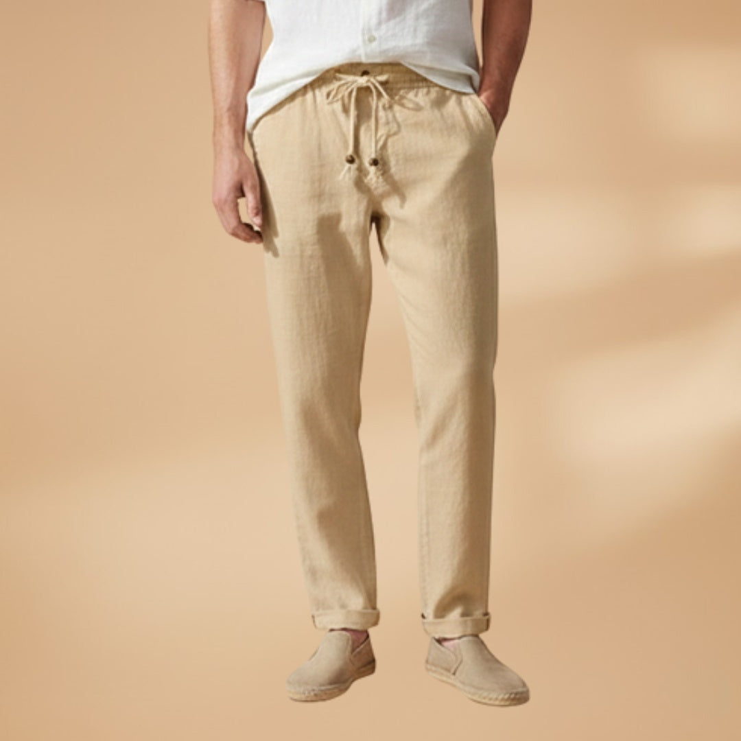 Gonçalo | Calças Chino Cordão Homem Corte Slim