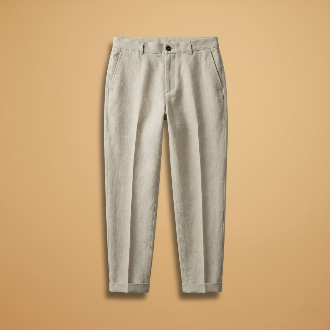 Francisco | Calças de Linho Chino Homem Corte Regular