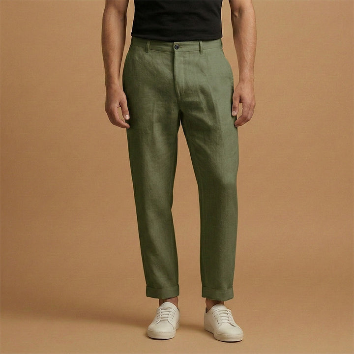 Francisco | Calças de Linho Chino Homem Corte Regular