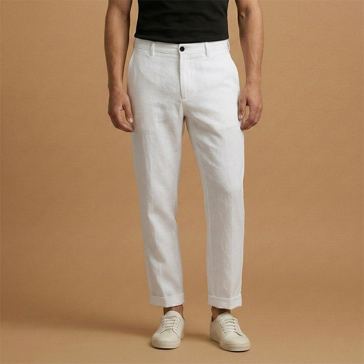 Francisco | Calças de Linho Chino Homem Corte Regular