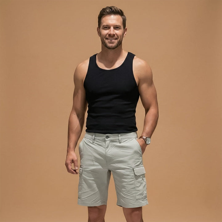 Francisco | Calções Cargo Homem Múltiplos Bolsos