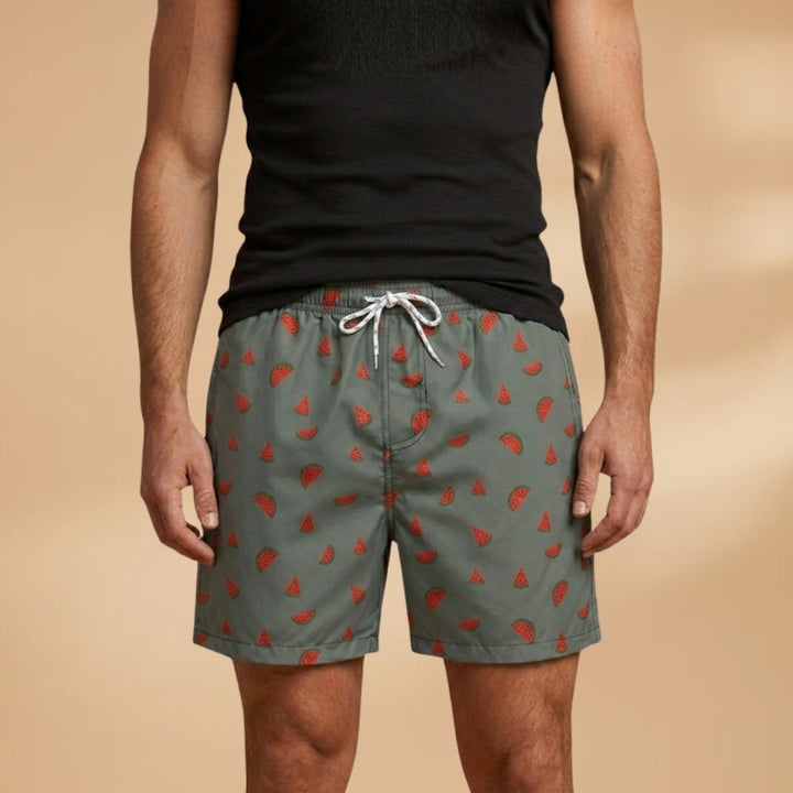 João | Calções de Banho Estampados Homem Cordão