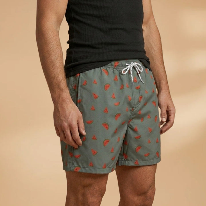 João | Calções de Banho Estampados Homem Cordão