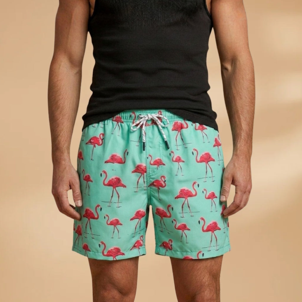 João | Calções de Banho Estampados Homem Cordão