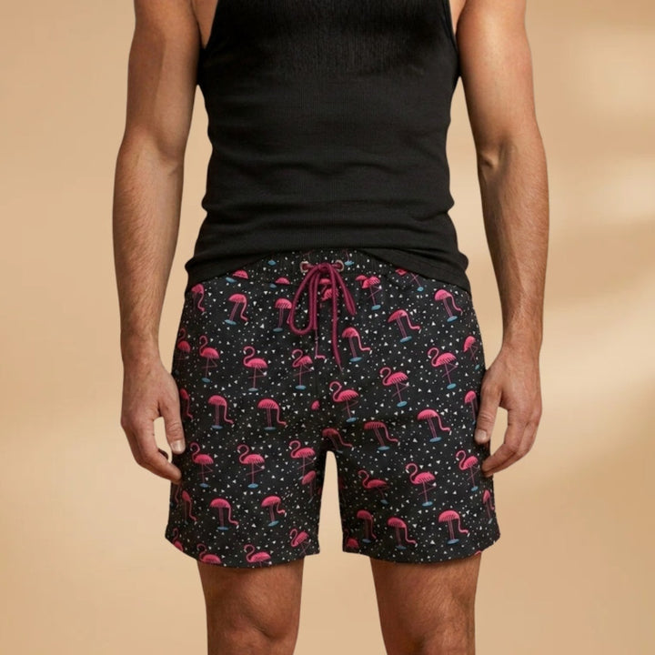 João | Calções de Banho Estampados Homem Cordão