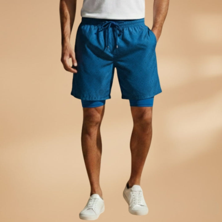 Rodrigo | Calções de Banho Estampados Homem Cordão Ajustável