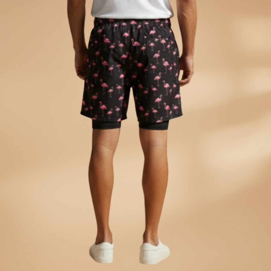 Rodrigo | Calções de Banho Estampados Homem Cordão Ajustável