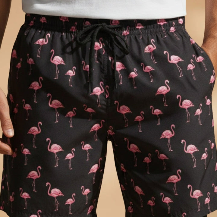 Rodrigo | Calções de Banho Estampados Homem Cordão Ajustável