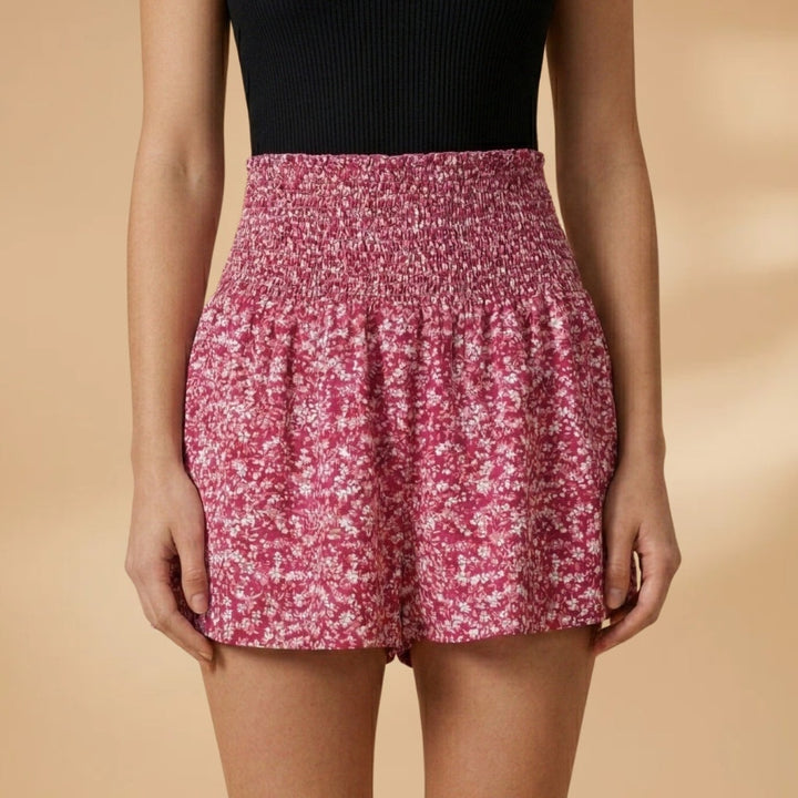 Conceição | Calções Estampados Cintura Elástica Mulher