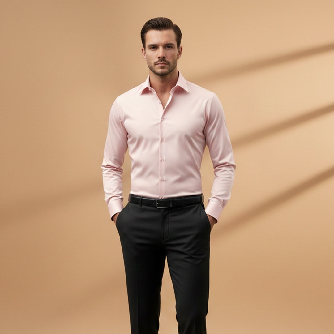 Duarte | Camisa Clássica Homem Manga Comprida Slim Fit