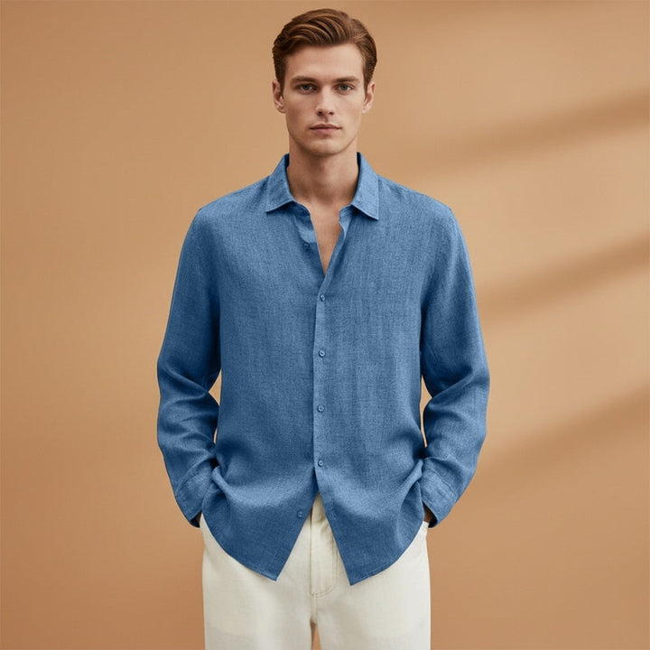 Guilherme | Camisa de Linho Manga Comprida Homem