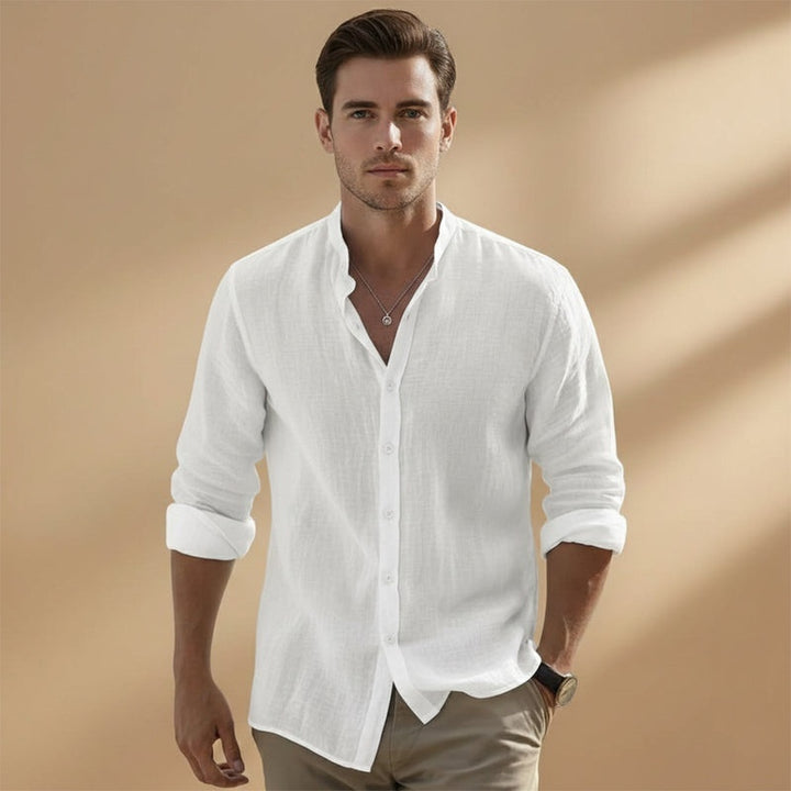 Daniel | Camisa de Linho Manga Comprida Homem