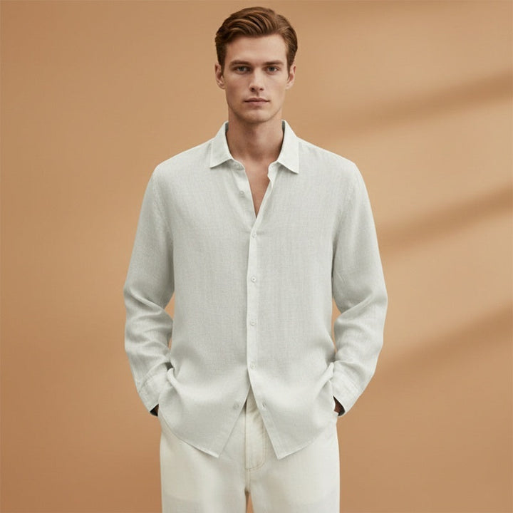 Guilherme | Camisa de Linho Manga Comprida Homem
