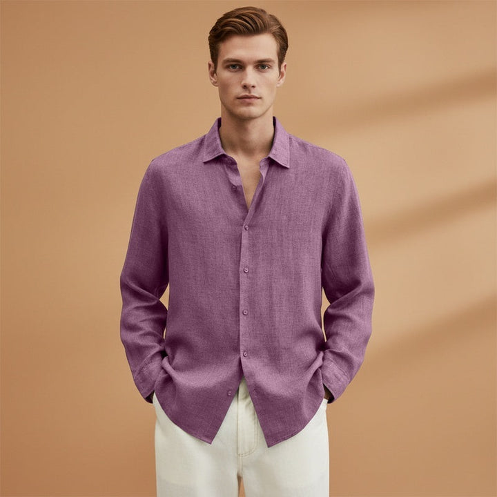 Guilherme | Camisa de Linho Manga Comprida Homem