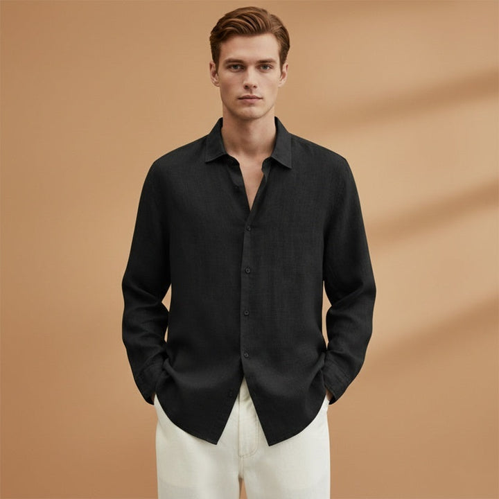 Guilherme | Camisa de Linho Manga Comprida Homem
