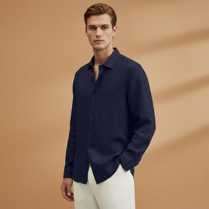 Guilherme | Camisa de Linho Manga Comprida Homem