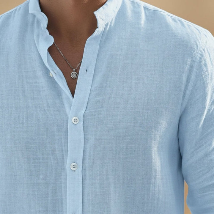 Daniel | Camisa de Linho Manga Comprida Homem