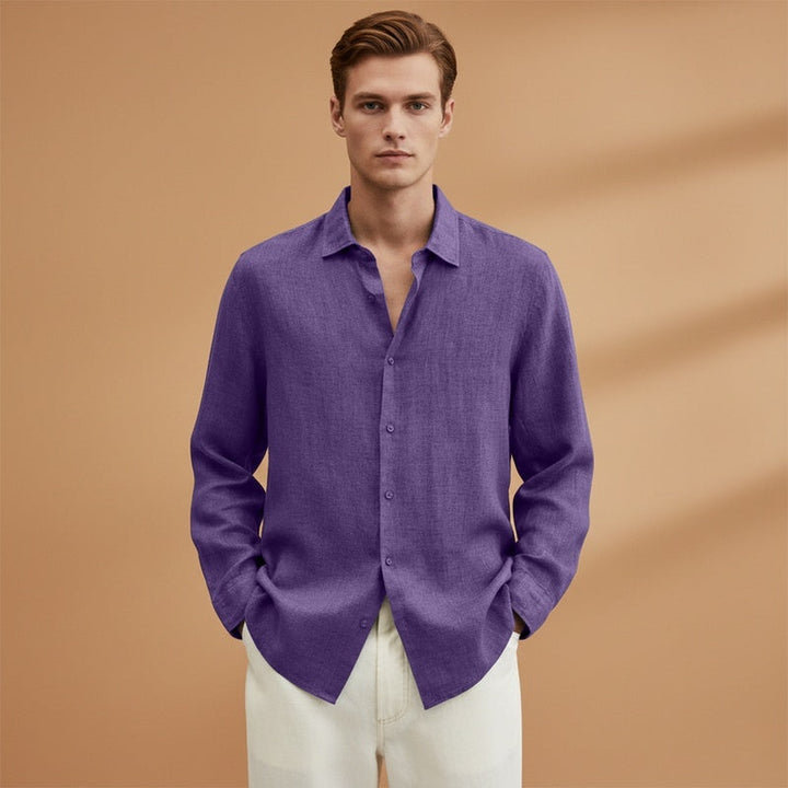 Guilherme | Camisa de Linho Manga Comprida Homem