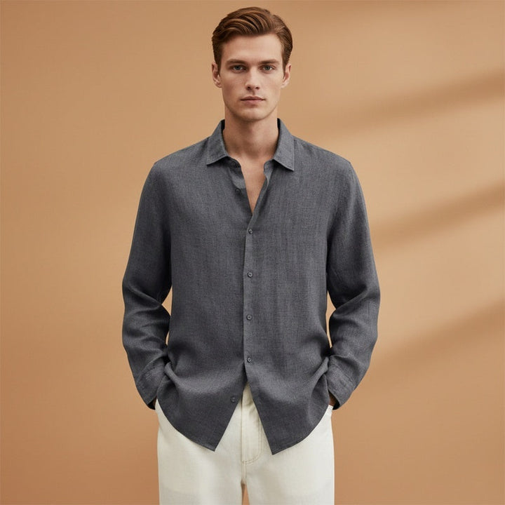 Guilherme | Camisa de Linho Manga Comprida Homem