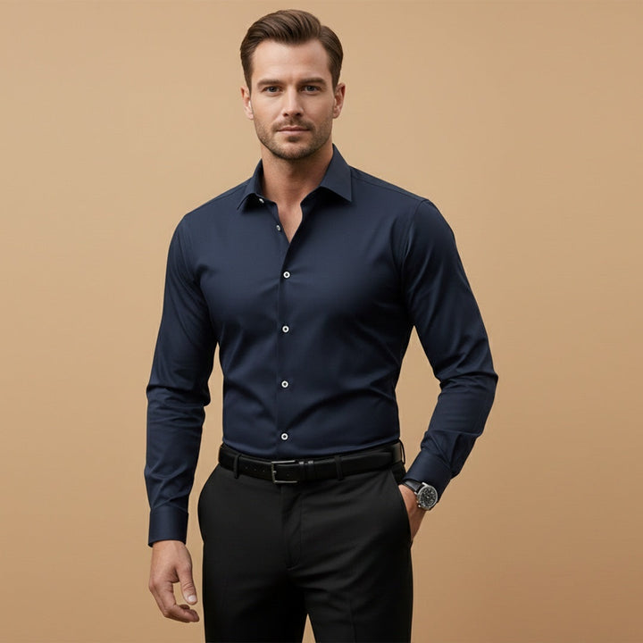 Bruno | Camisa Manga Comprida Homem Corte Ajustado