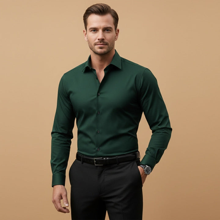Bruno | Camisa Manga Comprida Homem Corte Ajustado