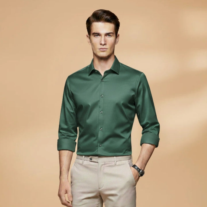 Nuno | Camisa Manga Comprida Slim Fit Homem Colarinho Clássico