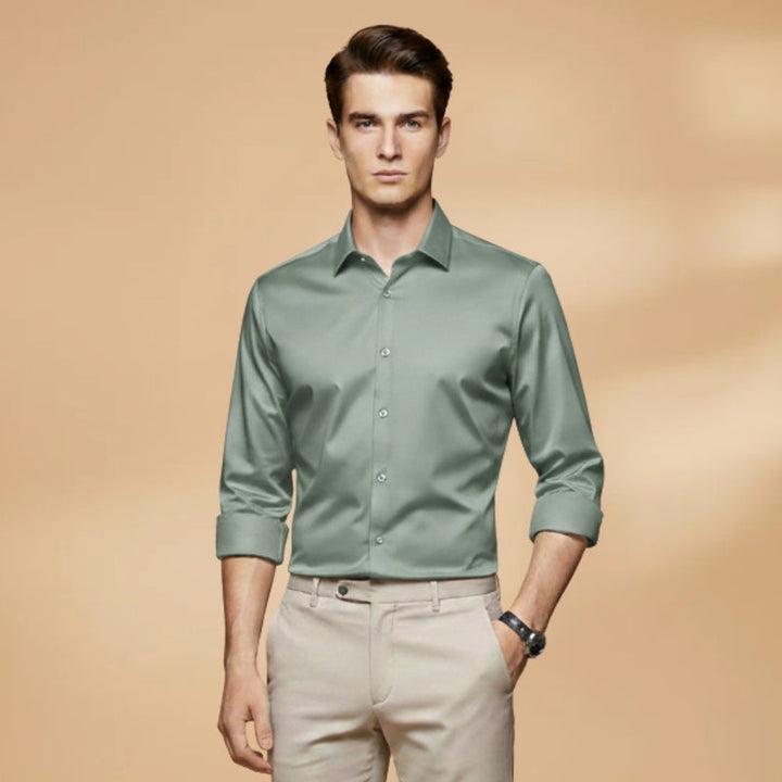 Nuno | Camisa Manga Comprida Slim Fit Homem Colarinho Clássico