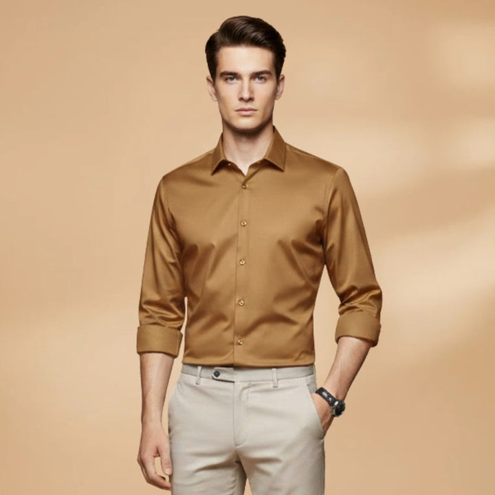 Nuno | Camisa Manga Comprida Slim Fit Homem Colarinho Clássico