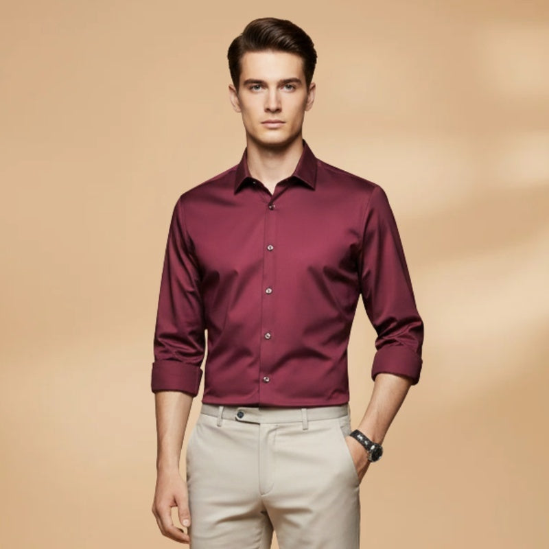 Nuno | Camisa Manga Comprida Slim Fit Homem Colarinho Clássico