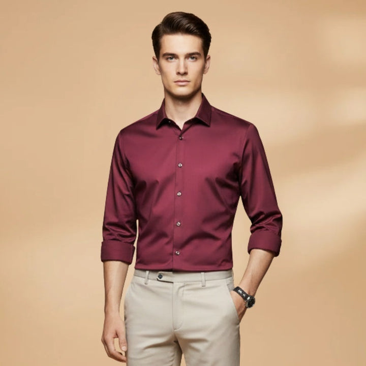 Nuno | Camisa Manga Comprida Slim Fit Homem Colarinho Clássico