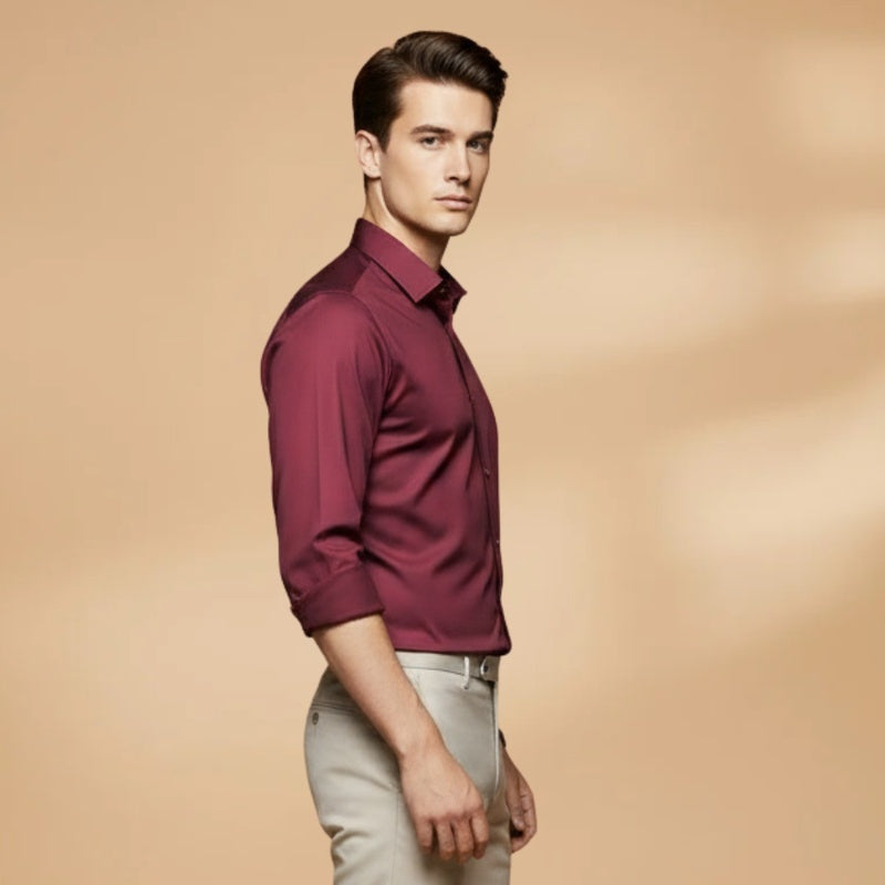 Nuno | Camisa Manga Comprida Slim Fit Homem Colarinho Clássico