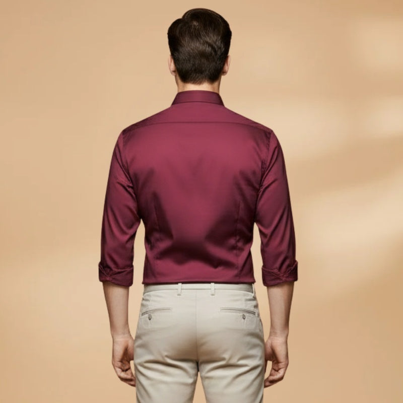 Nuno | Camisa Manga Comprida Slim Fit Homem Colarinho Clássico