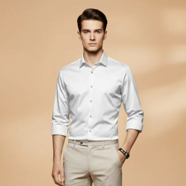 Nuno | Camisa Manga Comprida Slim Fit Homem Colarinho Clássico
