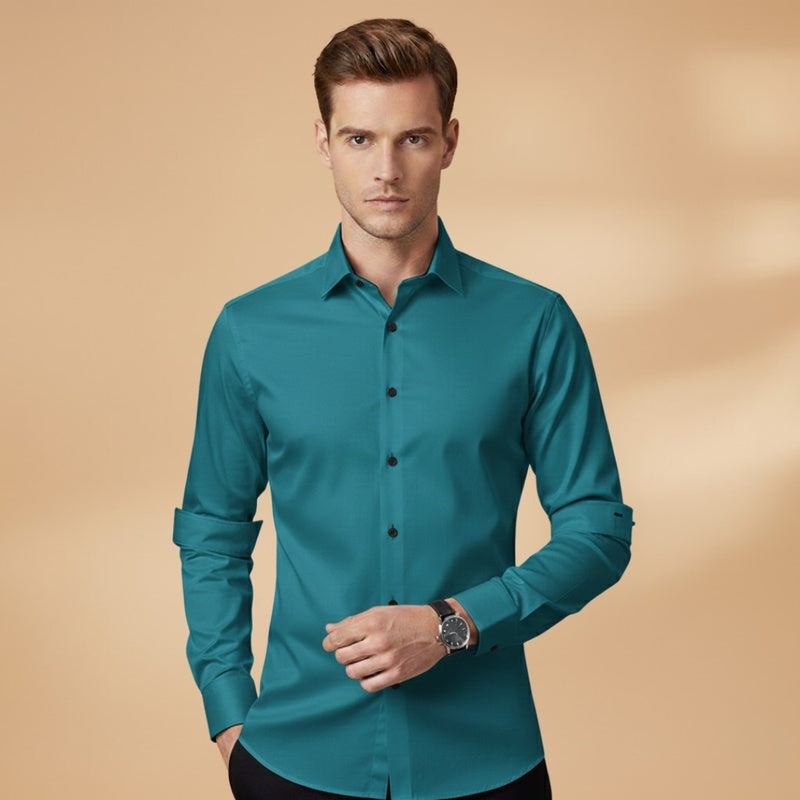 Rodrigo | Camisa Slim Fit Manga Comprida Homem Botões