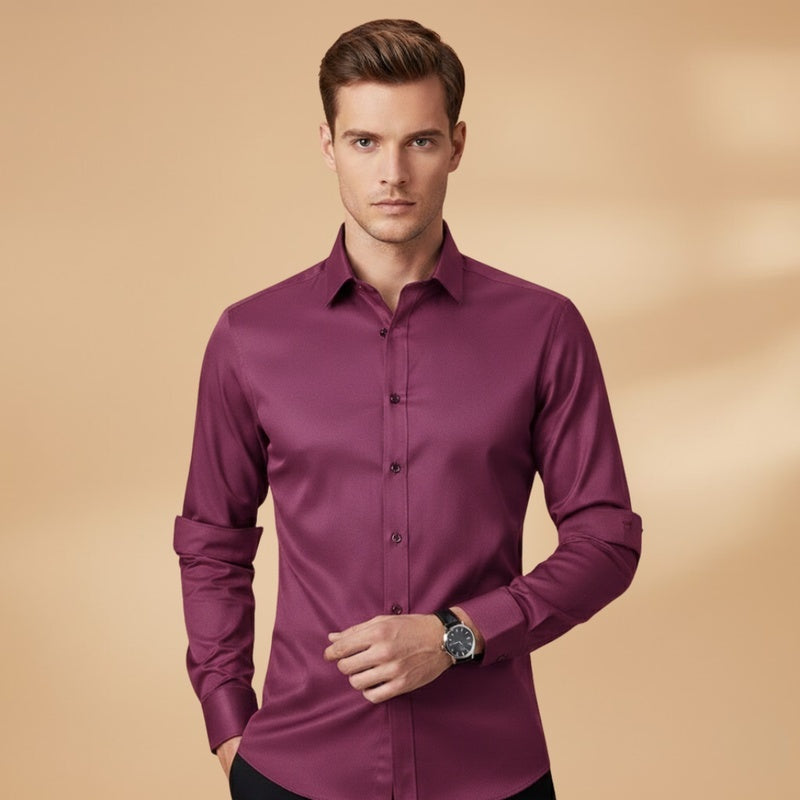 Rodrigo | Camisa Slim Fit Manga Comprida Homem Botões
