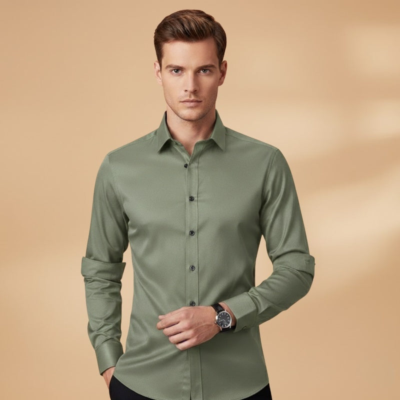 Rodrigo | Camisa Slim Fit Manga Comprida Homem Botões