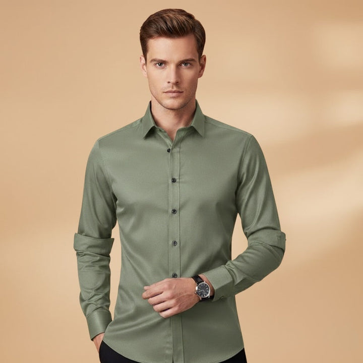 Rodrigo | Camisa Slim Fit Manga Comprida Homem Botões