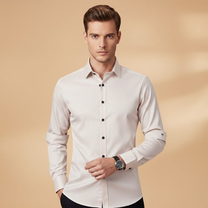 Rodrigo | Camisa Slim Fit Manga Comprida Homem Botões