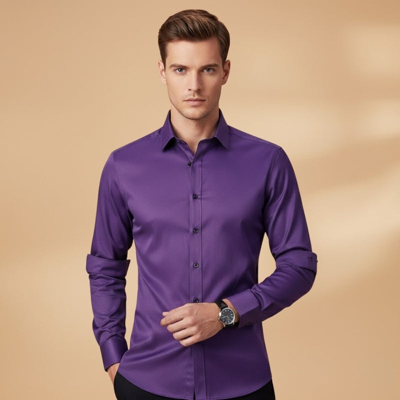Rodrigo | Camisa Slim Fit Manga Comprida Homem Botões