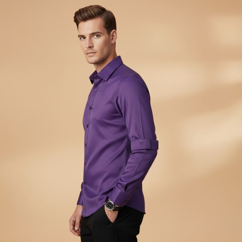 Rodrigo | Camisa Slim Fit Manga Comprida Homem Botões